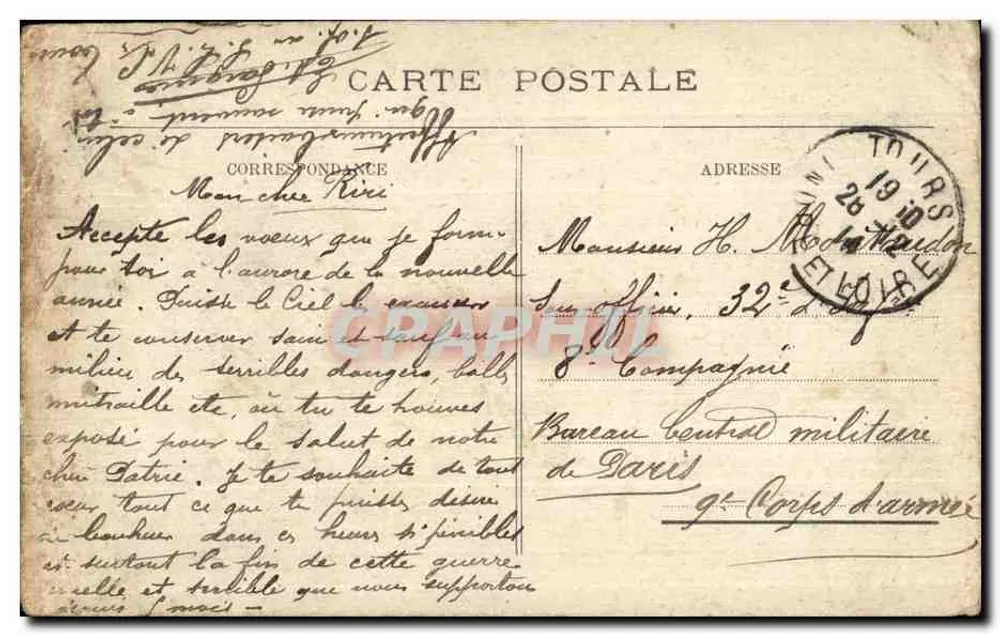 A Família Real da Bélgica — Reprodução — Editor Vandroog, Bruxelas-Paris - Verso
