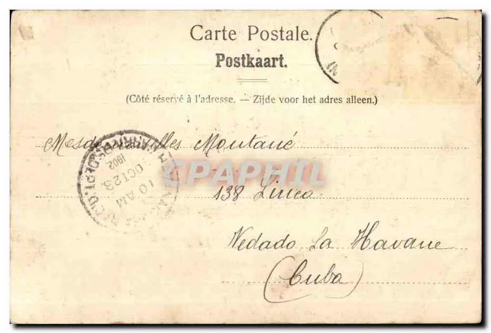 Antwerpen — Panorama vom Tête de Flandre — Nels, Brüssel, Serie 25, Nr. 14 - Rückseite