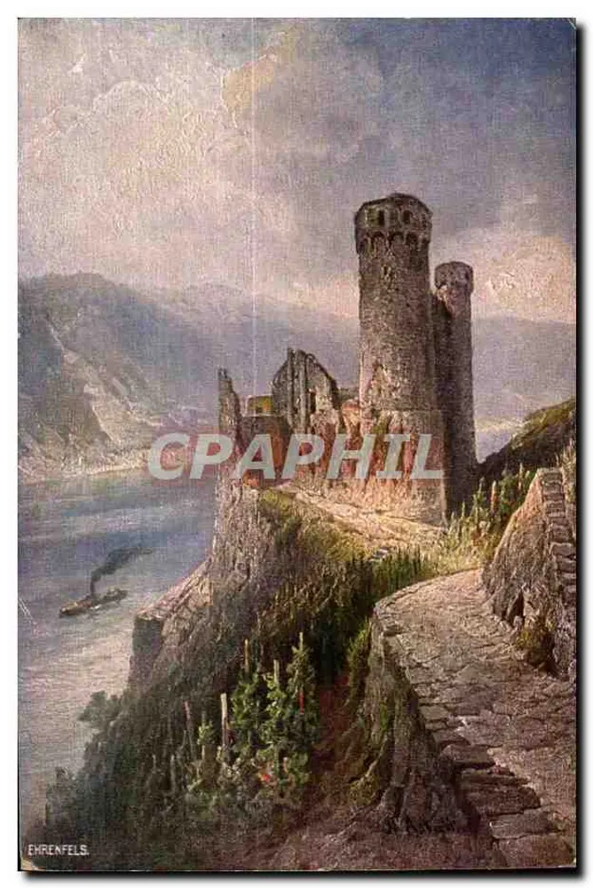 ईह्रेनफेल्स के अवशेष — राइन के किनारे — प्रकाशक ईह्रेनफेल्स, संख्या 102 - आगे