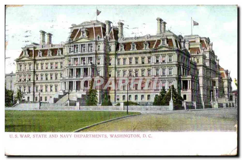U.S. Kriegs-, Außen- und Marineamt — Washington, D.C. — Verleger nicht sichtbar - Vorderseite