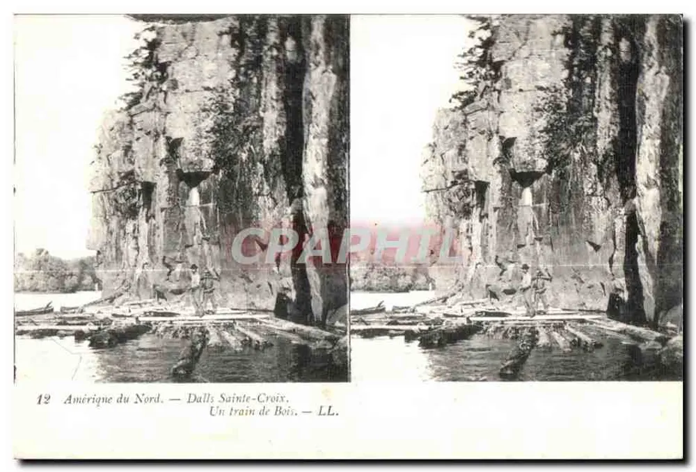 Nordamerika — Dalls Sainte-Croix — Holz-Zug — LL. - Vorderseite