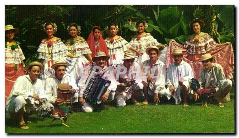 Conjunto Típico Cajar — Panama — Mike Roberts Color Production - Anverso