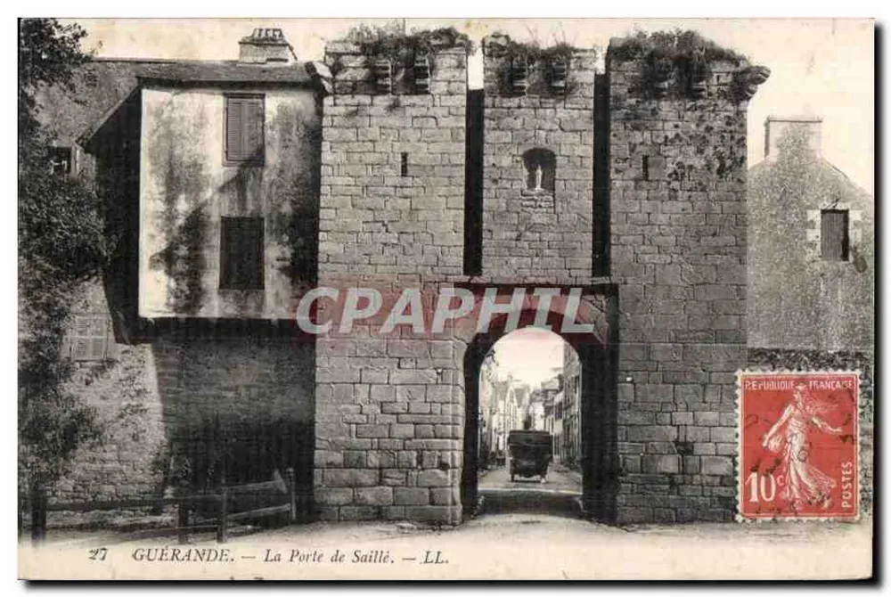Guérande — A Porta de Saillé — LL - Frente