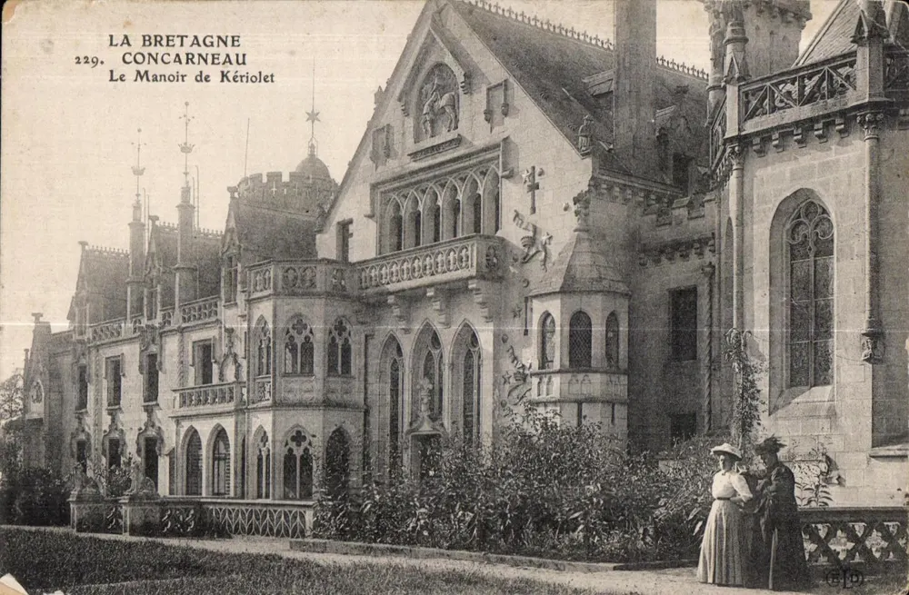 Le Manoir de Kériolet — Concarneau, Bretagne — éditeur La Bretagne, n° 229 - Vorderseite