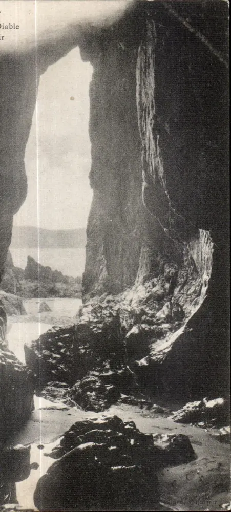 Gruta do Diabo — vista da caverna — editor anônimo, n° de série 99 - Frente