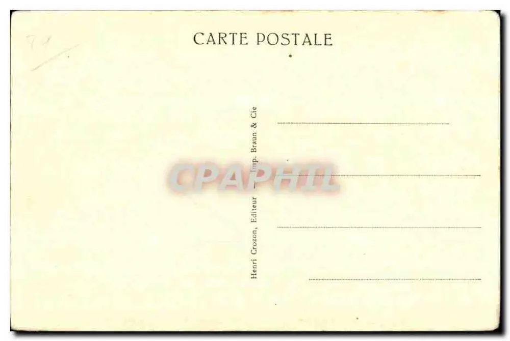 Camaret — Pointe de Pen-Hir und Tas de Pois: Grand Dahouët, Petit Dahouët, Pen-Glaz, Chelott, Ar Forch und Bern-Id - Rückseite