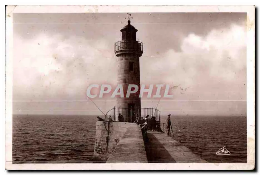 Le Croisic — O Farol — Editora C.A.P. n°10 - Frente