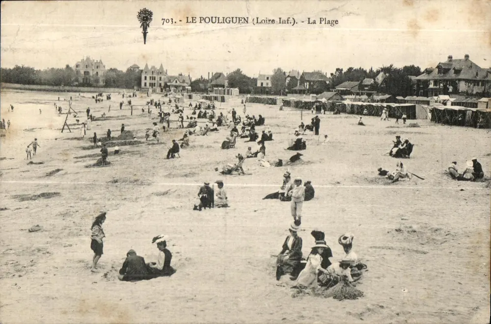 Le Pouliguen (Loire-Inf.) - Der Strand — Seriennummer 703 - Vorderseite