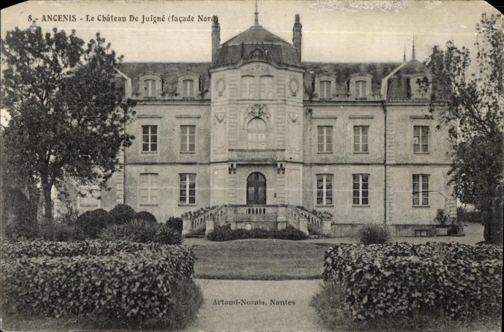 Ancenis - Het Kasteel van Juigné (Noordzijde) — Artaud-Nozals, Nantes - Voorkant