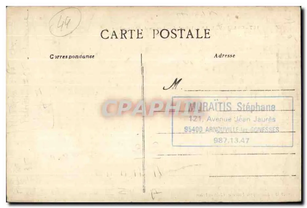 Châteaubriant (Loire-Inf.) — Donjon do Castelo-Fort — Fototipia Laerotz, Châteaubriant - Verso