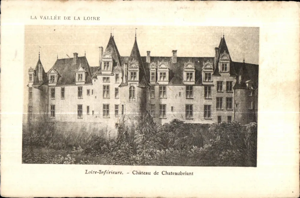 Castelo de Chateaubriant — Loire-Inférieure — Edição Artística SUPRA Paris - Frente
