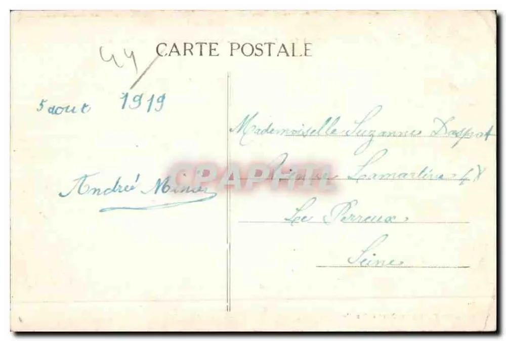 Batz (Loire-Inf.) — An der Küste — Die Chapelles-Höhlen — Sammlung F. Chapeau, Nantes, 2. Auflage - Rückseite