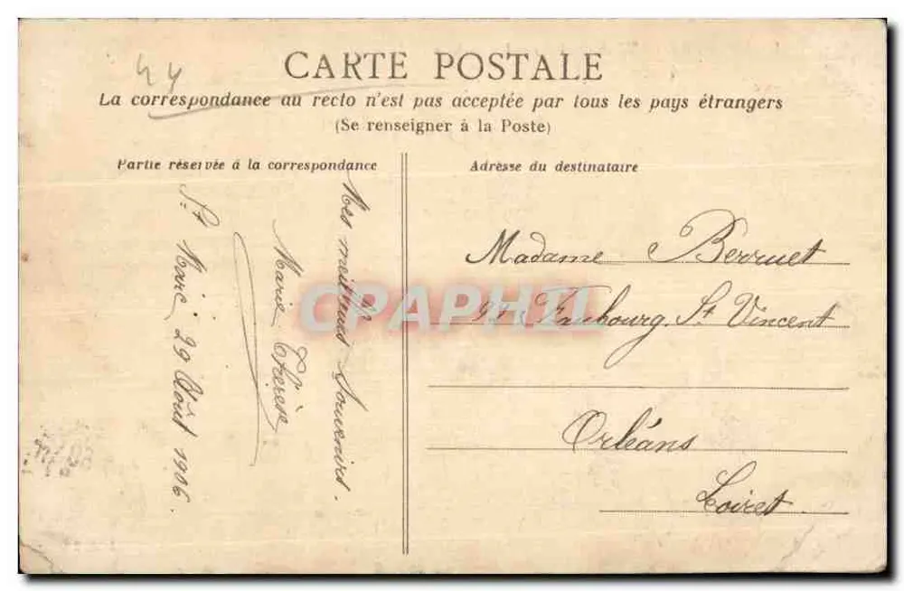 Le Bourg-de-Batz (Loire-Inf) — Os rochedos — Imprensa Digno & Cie - Verso
