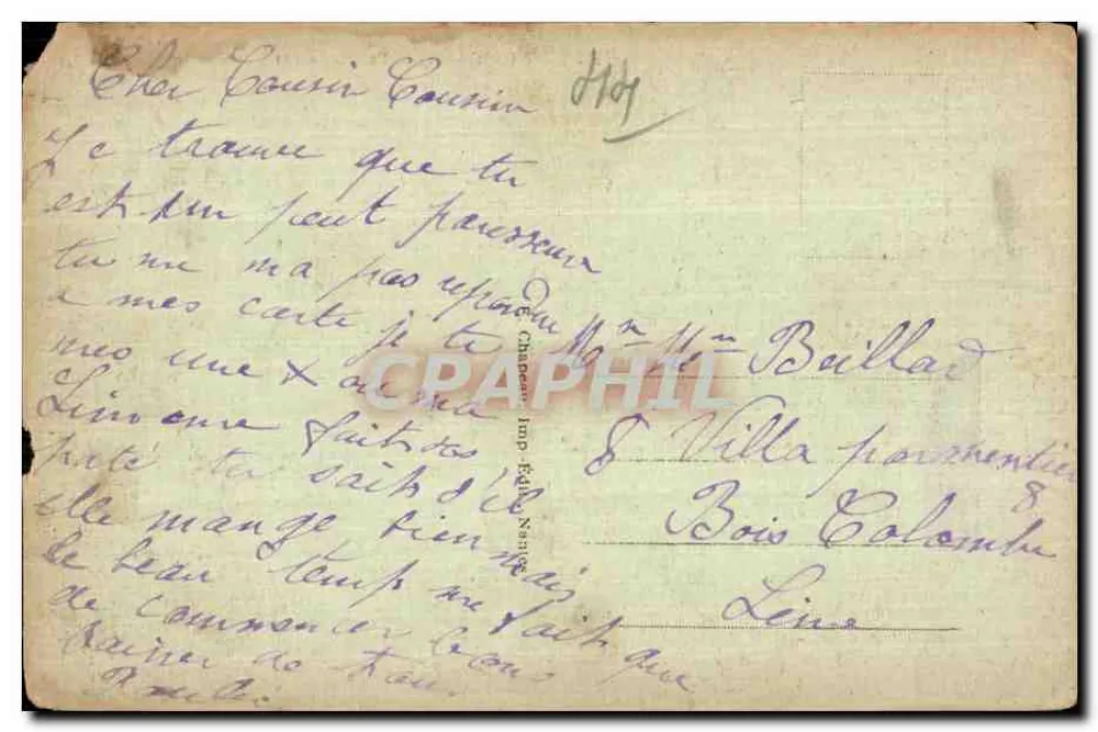 Batz (Loire-Inf.) — La Plage vers la Pointe — Éditeur : Imp. Édit. Nation - Rückseite