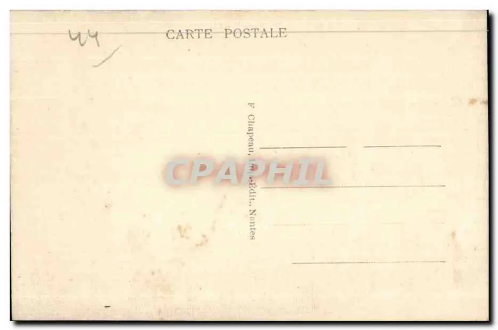 Clisson (Loire-Inf.) - Ruiny wewnątrz Zamek - Wejście do Krypta - Drzewo Vendean - Rewers