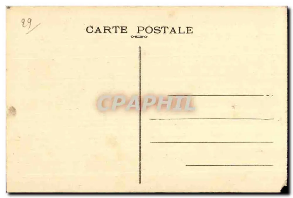 Guimiliau — Der Calvaire — Details. Die Hölle und das Abendmahl. Verlag: Calvaires de Bretagne, St-B. - Rückseite