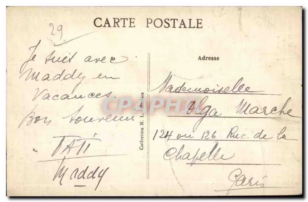 Guimiliau (Finistère) — Der Calvarienberg (18. Jahrhundert) — unbekannter Verlag, Nr. 40 - Rückseite
