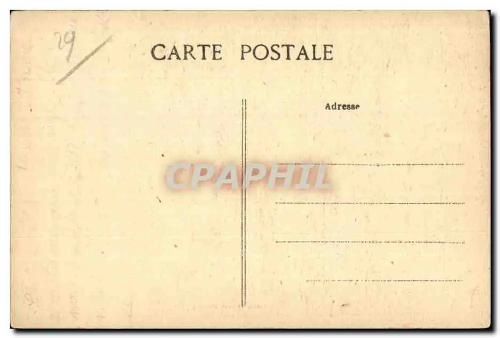 Eine grazile Feuernantaise — Sammlung Vilarde, Quimper — n° 1415 - Rückseite