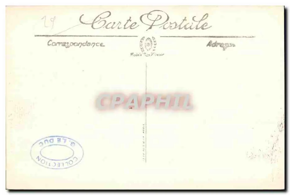 Douarnenez — Praia do Rix — Uma Gruta — LL, n°56 - Verso