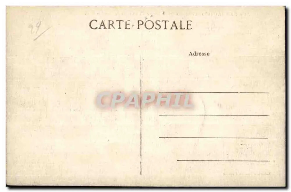 Bucht von Douarnenez — Küste von Beuge — Die Crique de Cartel ar Roch — Verleger: Colombes, Nr. 5454 - Rückseite
