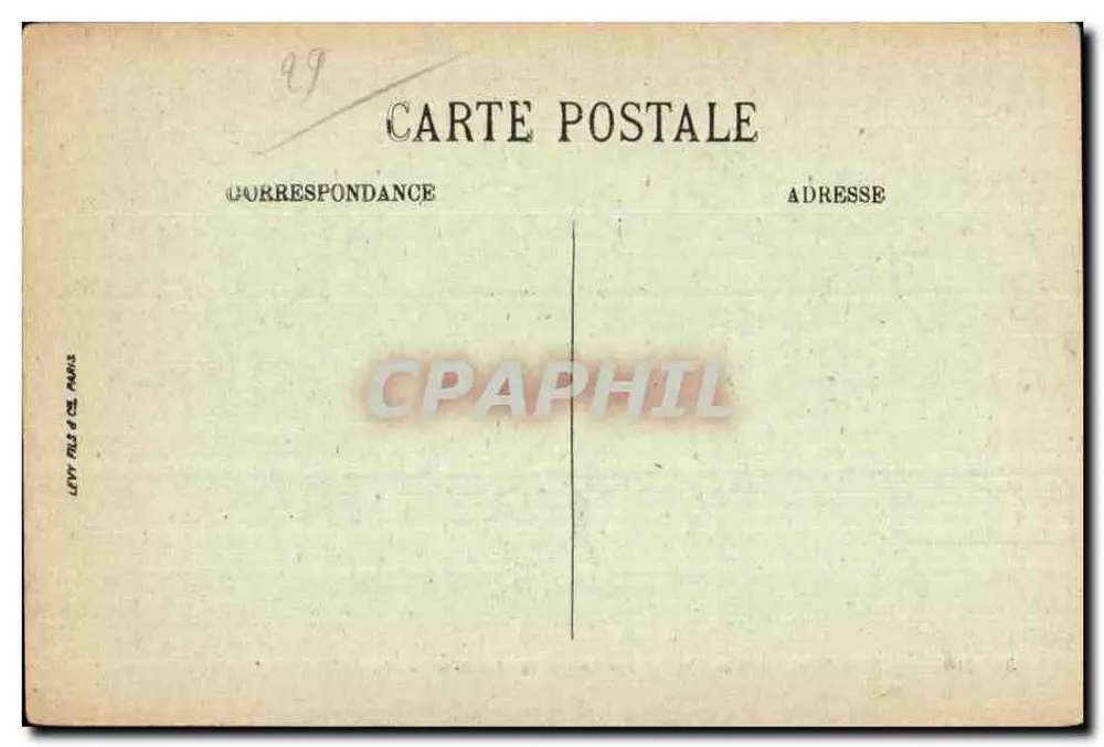 Douarnenez — Praia do Arroz — Os Rochos na Praia — LL. n°54 - Verso