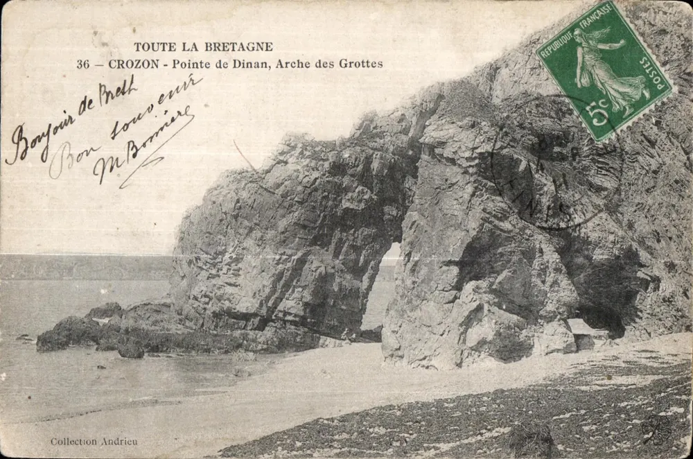 Pointe de Dinan, Arch der Höhlen — Alles von der Bretagne, Nr. 36 — Verleger Andrieu - Vorderseite