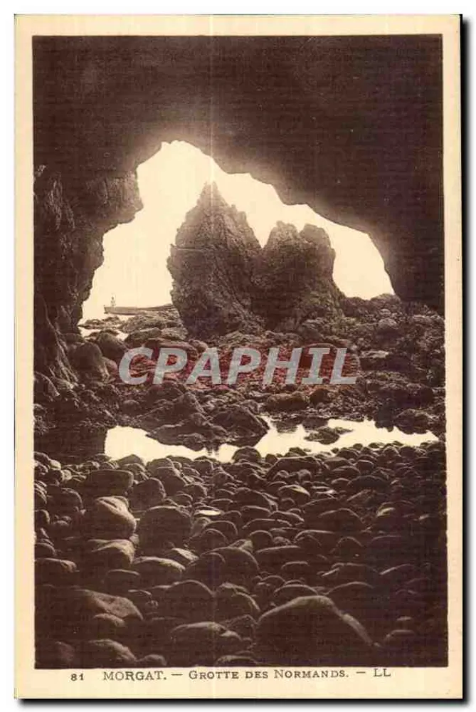 Morgat — Gruta dos Normandos — LL n°81 - Frente