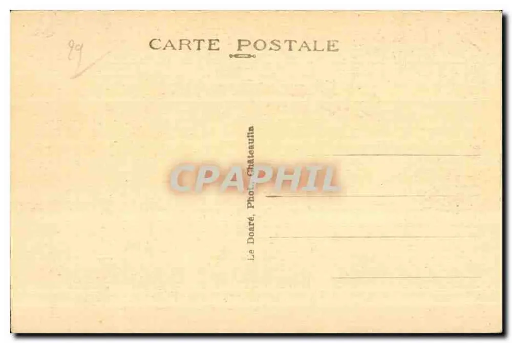 Morgat — Castel Dinn — Château des Géants, durch Verfälschung Château de Dinant (6 km. 500) - Rückseite