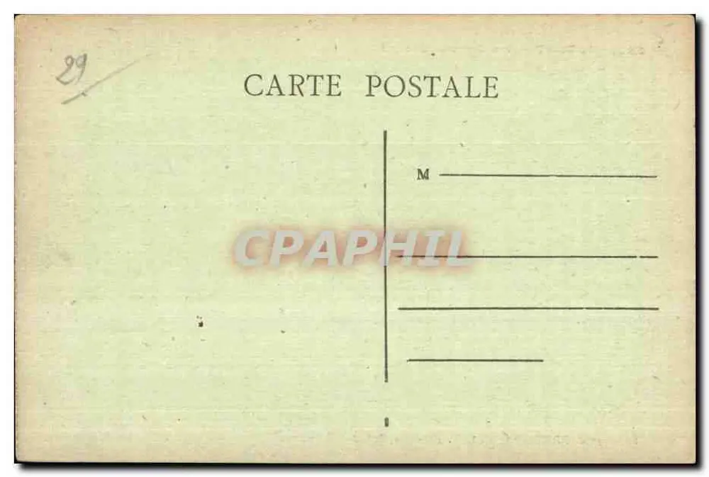 Morgat — A Ponta dos Korrigans — Editor E. Hamonic, St-Brieuc, n° 2332 - Verso