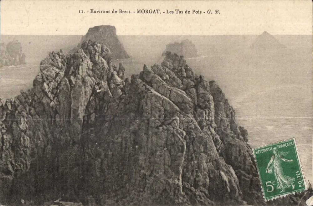 Os Tas de Pois - Morgat - Arredores de Brest — G. B. - Frente