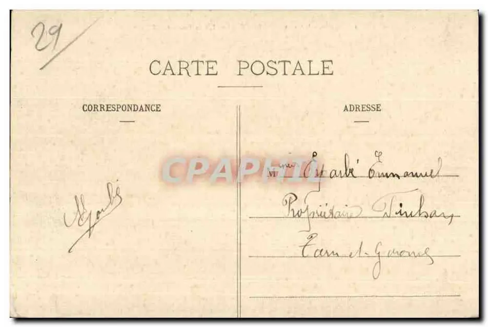 Os Tas de Pois - Morgat - Arredores de Brest — G. B. - Verso