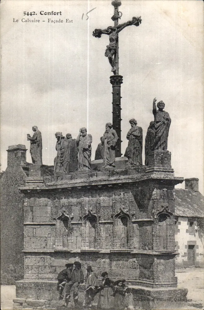 O Calvário - Fachada Leste - Confort — Coleção Villard, Quimper - Frente