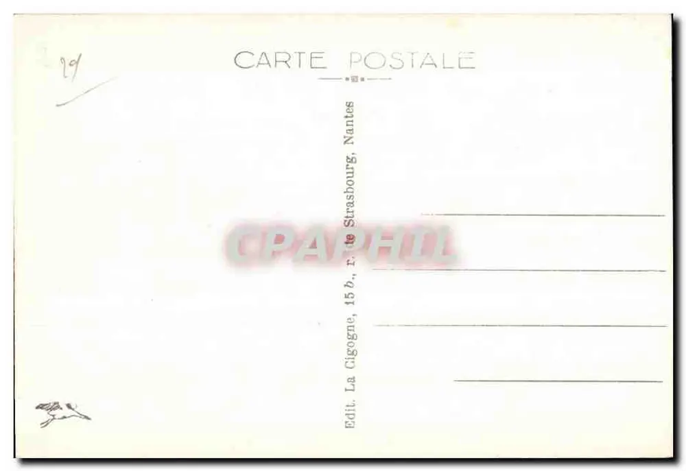 Concarneau — Castelo de Keryolet — A Fachada - Verso