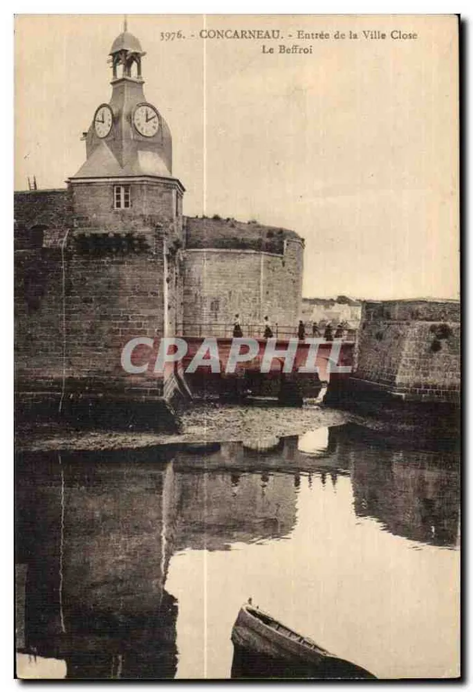 Concarneau — Eingang zur geschlossenen Stadt — Der Glockenturm - Vorderseite