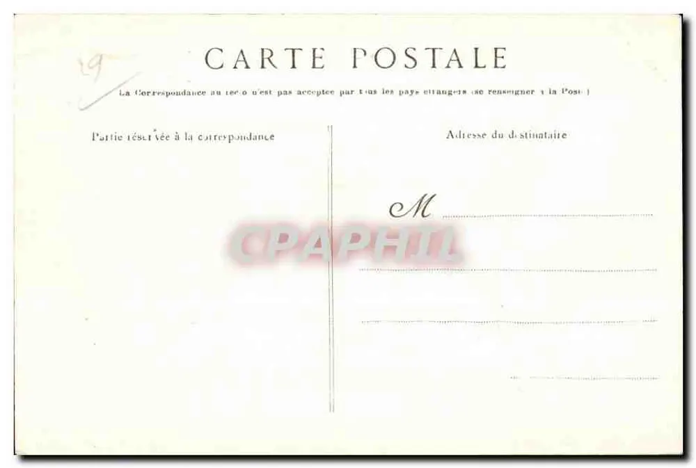 Concarneau — O Castelo de Kériolé — Fachada Principal — Coleção Yllikand, Quimpé - Verso