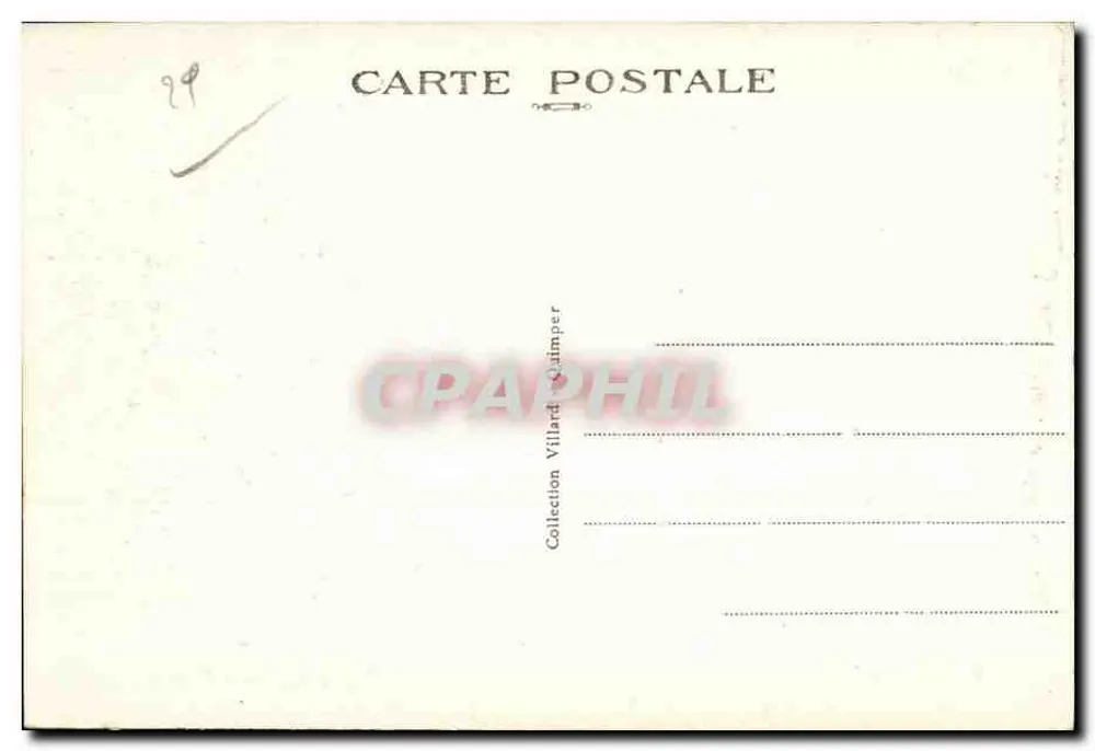 Concarneau — Castelo de Kériolet (lado Norte) - Verso