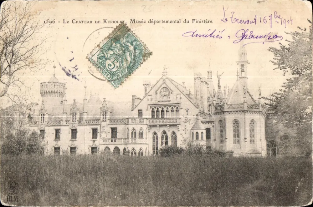 Das Schloss Kériolet — Departementalmuseum Finistère — Verlag H.M. - Vorderseite