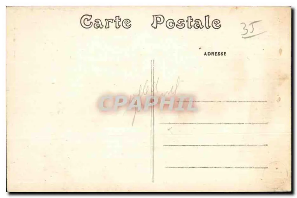 Rennes — Igreja dos Santos — A. Lamiré, Editor, Rennes - Verso