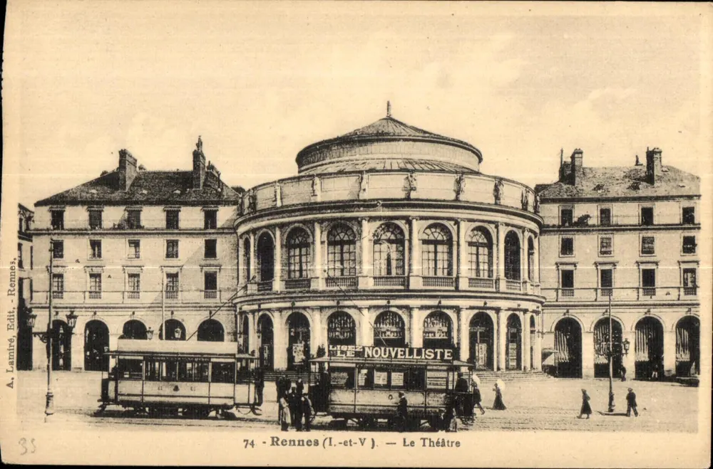 Rennes (Ille-et-Vilaine) — Das Theater — A. Lamié, Verlag Rennes - Vorderseite