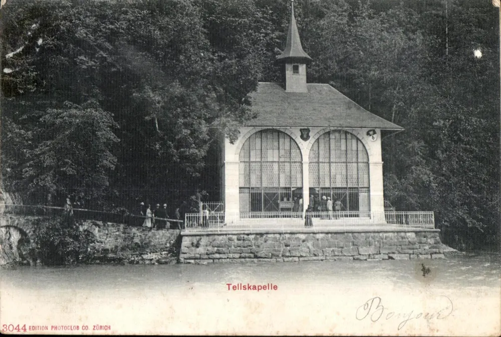 Tellskapelle — Broye — Edição Photoclob Co. Zürich, n° 3044 - Frente