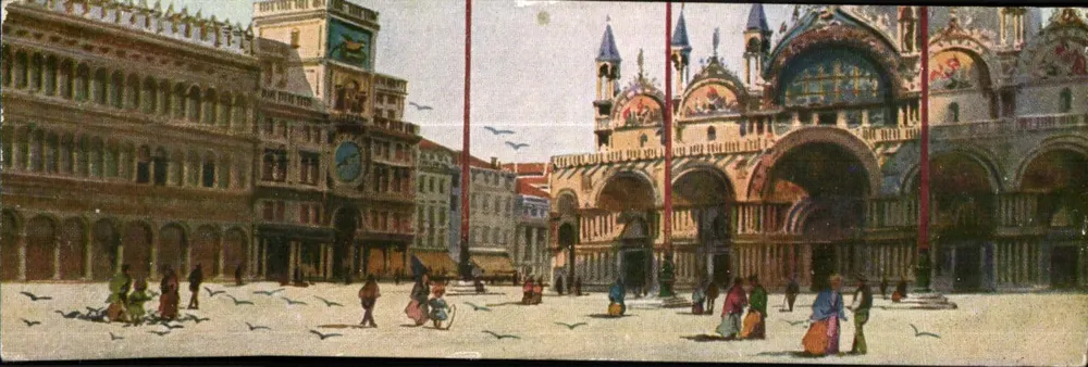 Veneza - Piazza San Marco e a basílica - STAMPE - Frente