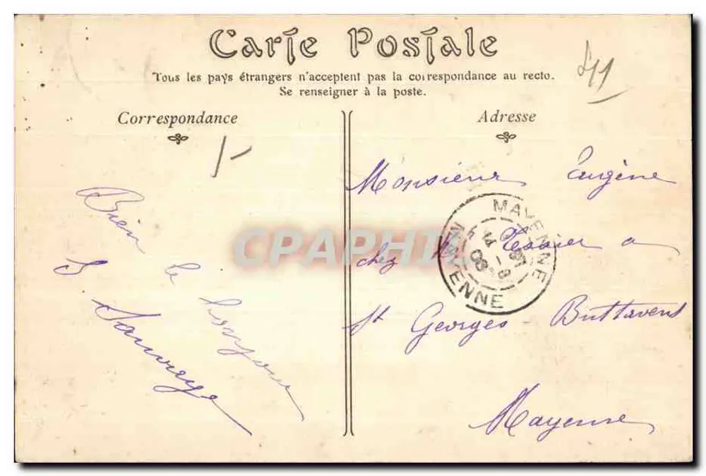 Castelo de CHAMBORD — Facha meridional — ND Phot - Verso