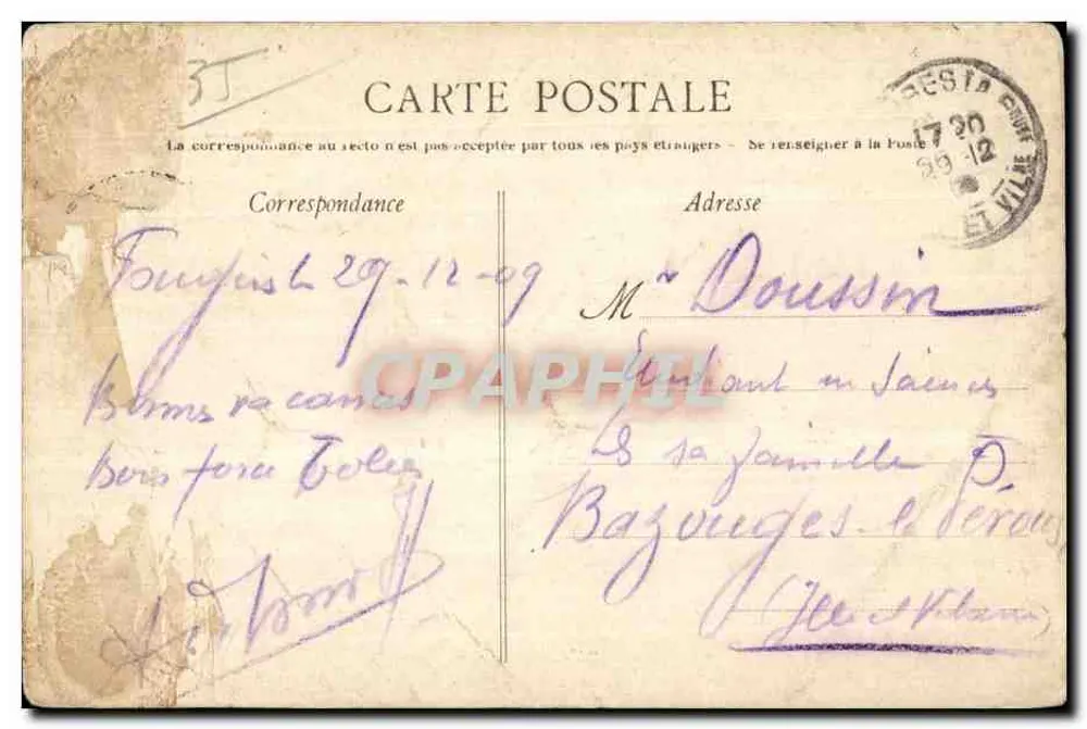 Fougères — Ausblick vom Garten — Sammlung J. Roqueh Fougères — Chloé Mahire - Rückseite