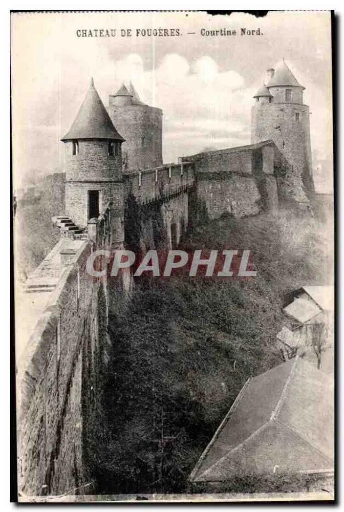 Schloss Fougères — Nordseite — Verlag unbekannt - Vorderseite