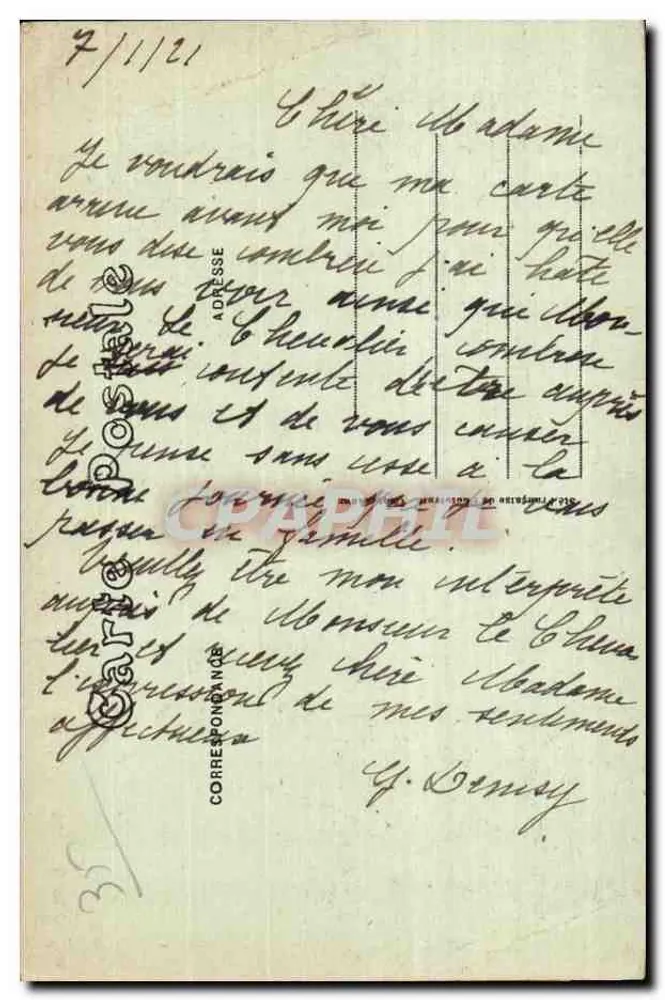 Fougères (Il.&V.) - A Porta St-Sulpice — A. Lamiré Editeur, Rennes, n°1725 - Verso