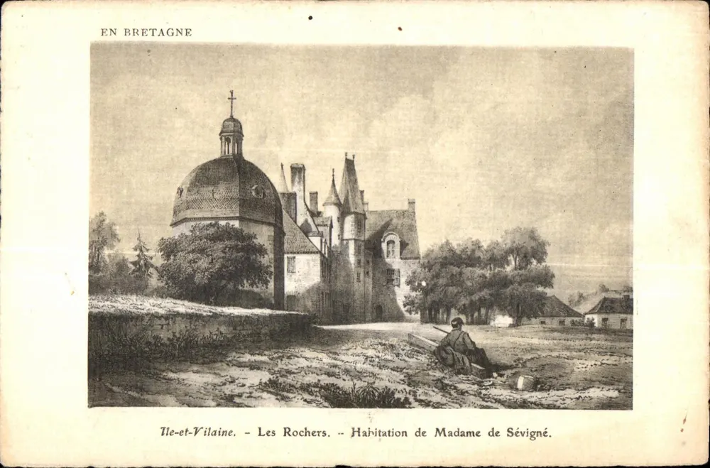 Les Rochers - Wohnsitz der Madame de Sévigné — Edition Musik 'SUPRA' Paris - Vorderseite