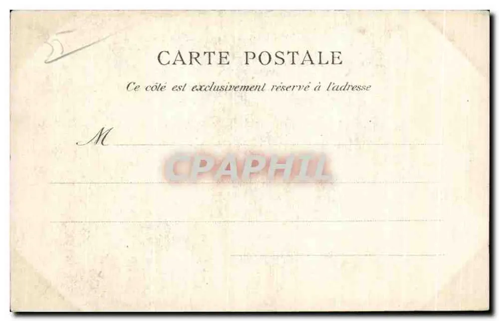 Fougères — La Grande Poterne du Château — G.F. — Collection Girmman, St-Malo - Rückseite
