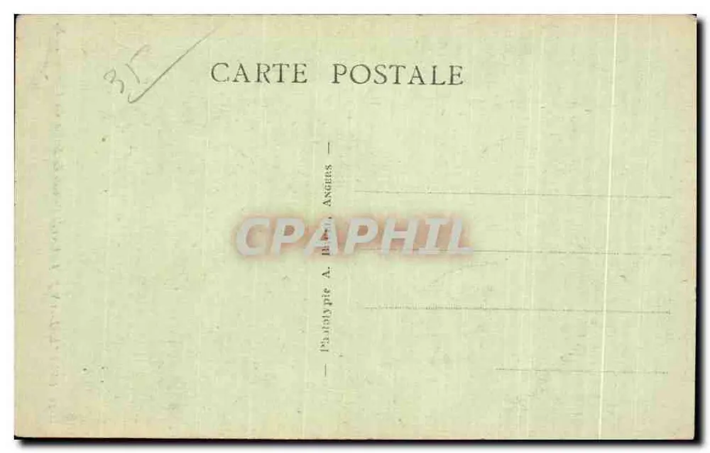 Rennes (I.-et-V.) - Die Große Wasserfall des Jardin des Plantes - A. B. - Rückseite