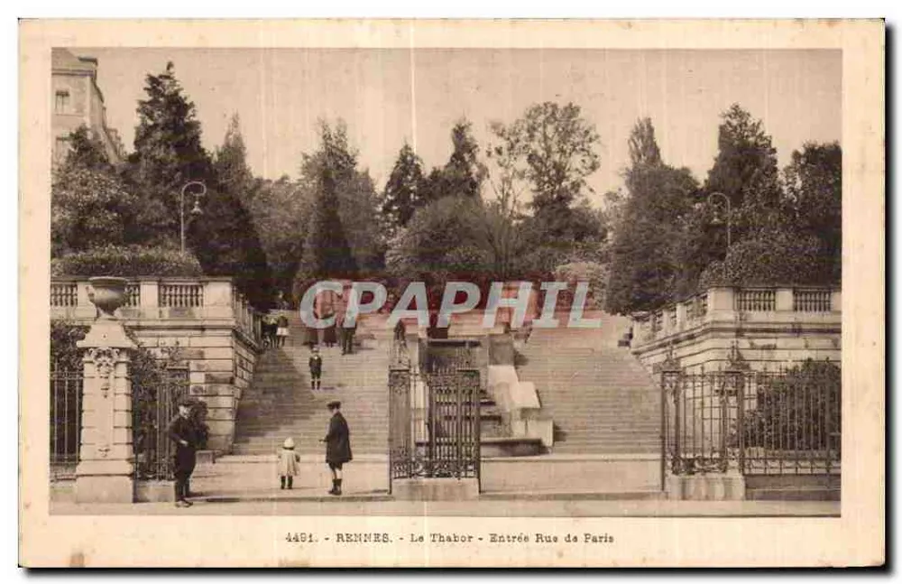 Rennes - O Thabor - Entrada Rua de Paris — n°4491 - Frente