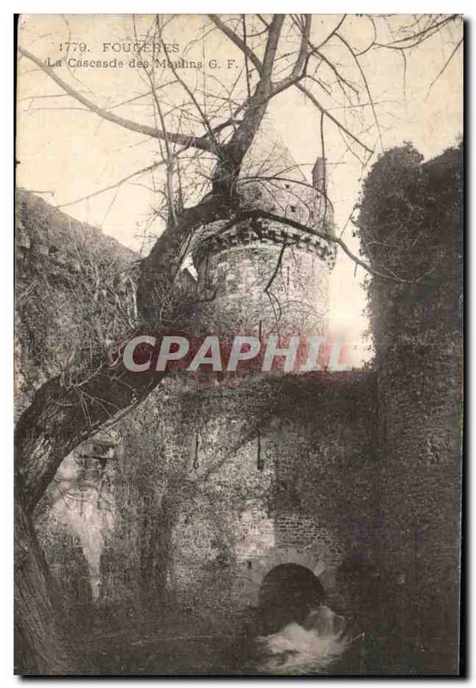 Fougeres — Die Mühlenkaskade G.F. — G.F. (Verlag) - Vorderseite
